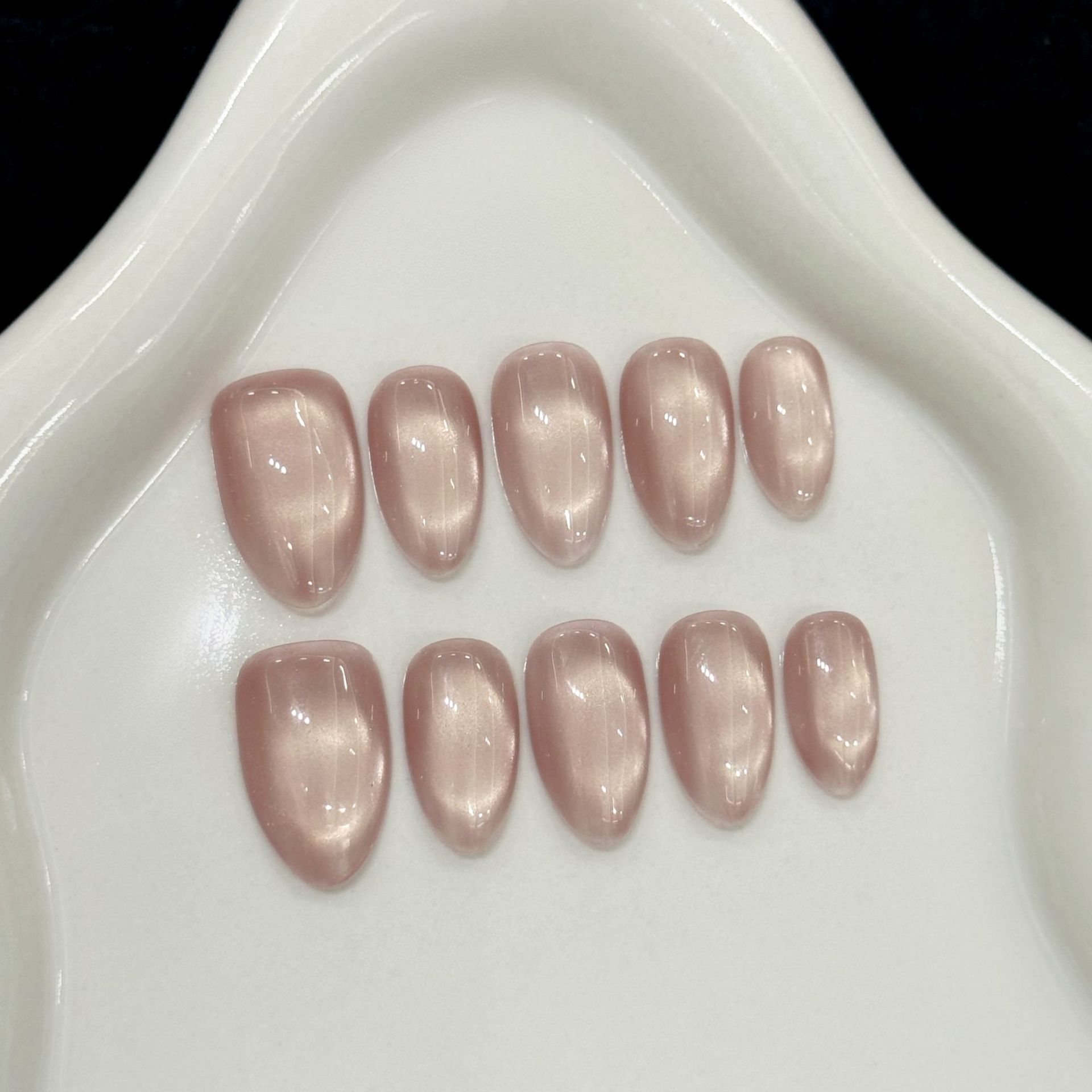 Nail Art Press On - 10 pièces presse à la main