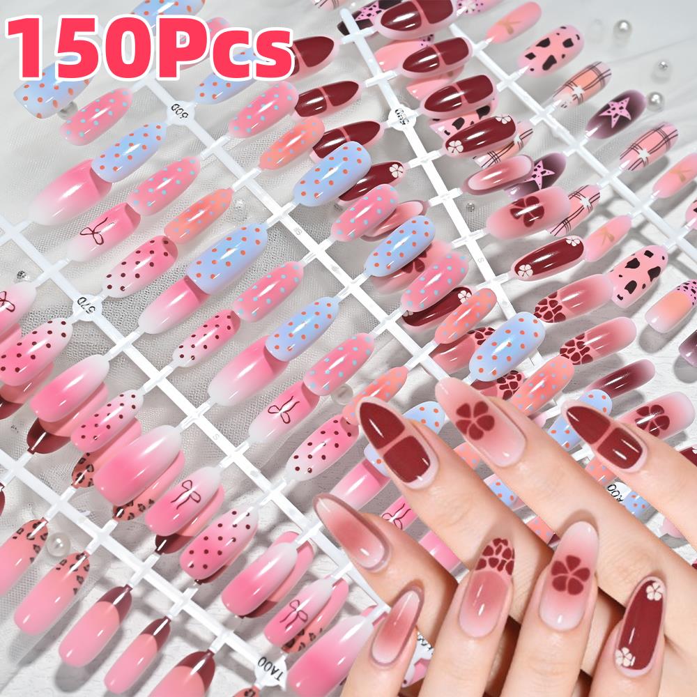 150 faux ongles à presser, ros - Nail Art Press On avis et prix